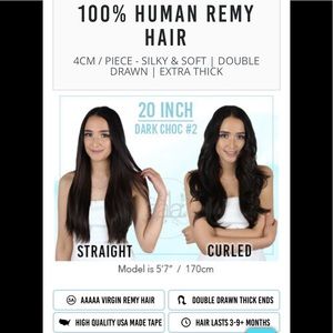 ZALA tape-in hair extensions 20 inch